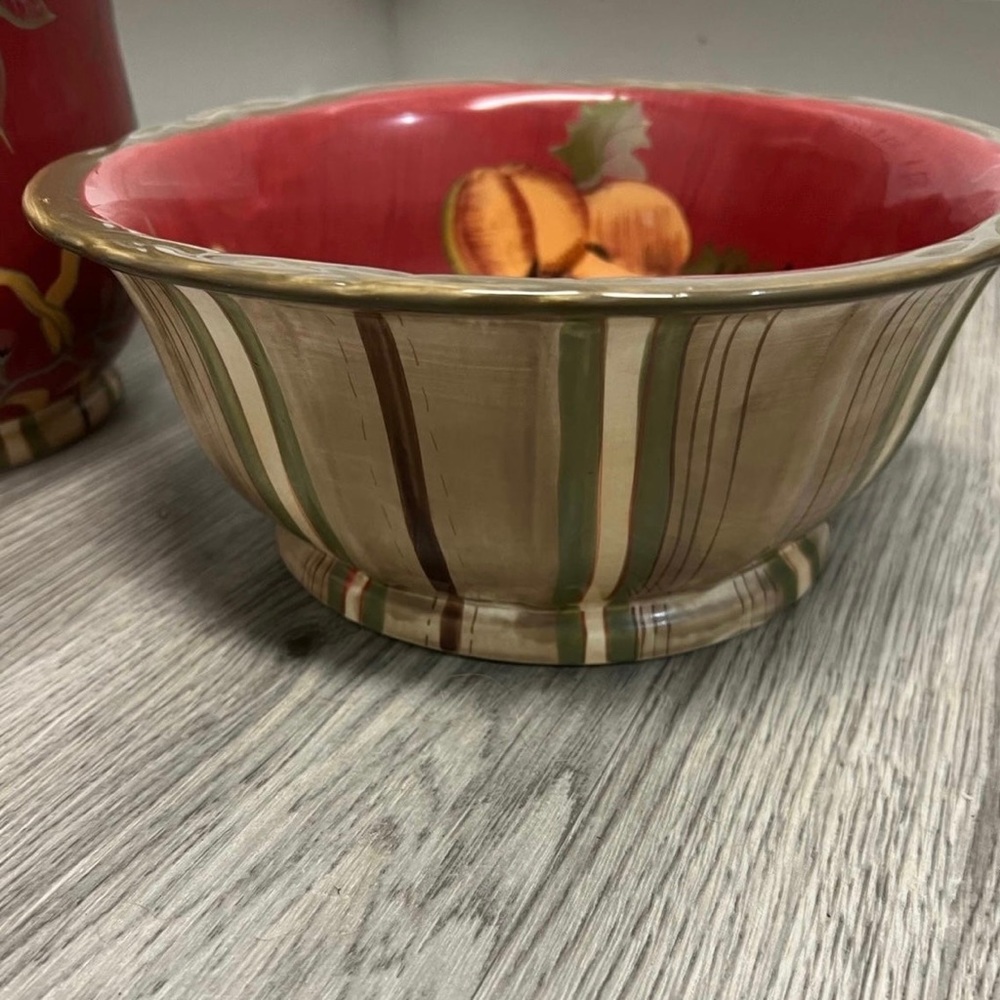 Tracy Porter Dream Delicious Octavia Hill Collection Garden Serving Bowl 10-1/4